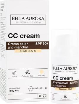 Produktbild Bella Aurora CC CREAM anti-manchas tono claro SPF50+ 30 ml (Sonnencreme Gesicht, SPF 50+, 30 ml, 70 g)