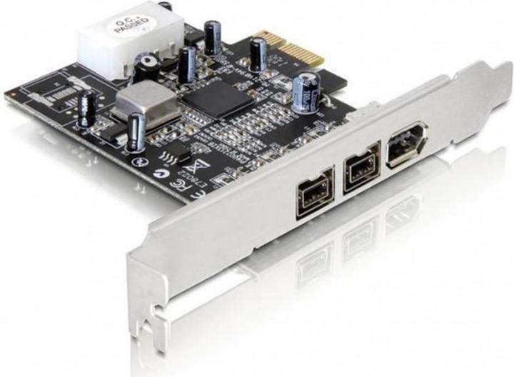 Delock 89153, PCI-E x1 zu 2x 1394B + 1x 1394A