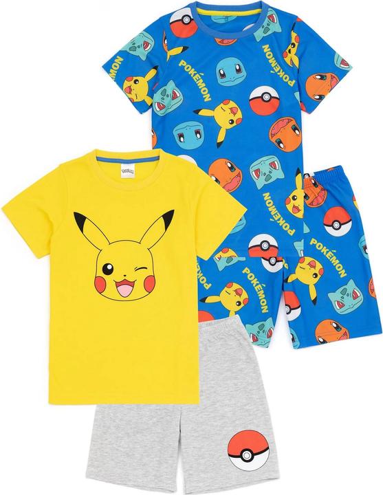 Produktbild Pokémon Schlafanzug mit Shorts (2erPack) (128)