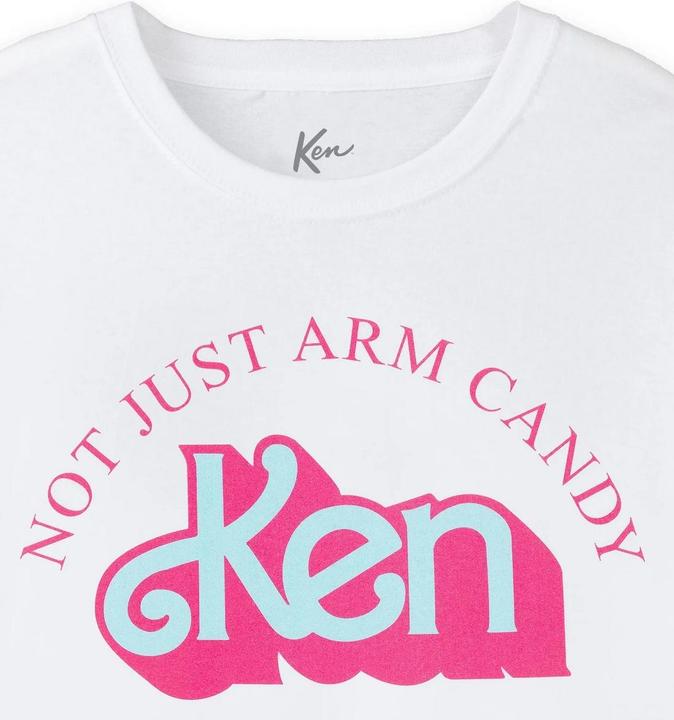 Produktbild Barbie Mens Not Just Arm Candy Ken Retro TShirt mit kurzen Ärmeln (L)