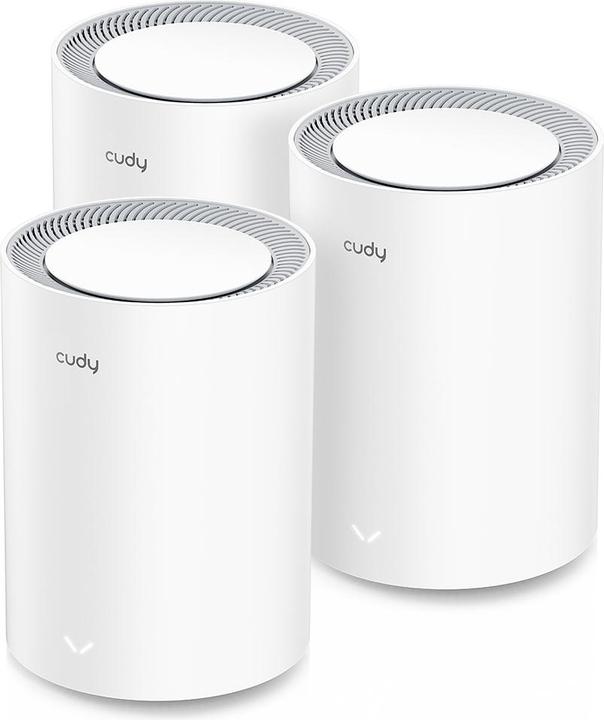 Immagine prodotto Cudy M1800 3-pack Dual-band ( / ) Wi-Fi 6 (802.11ax) Bianco 1 Interno