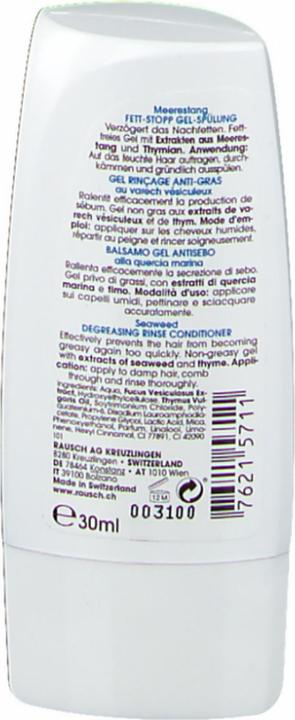 Actual product image Rausch Seaweed degreasing rinse conditioner (30 ml)