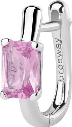 Brosway Fancy Vibrant Pink FVP07 silver single earrings