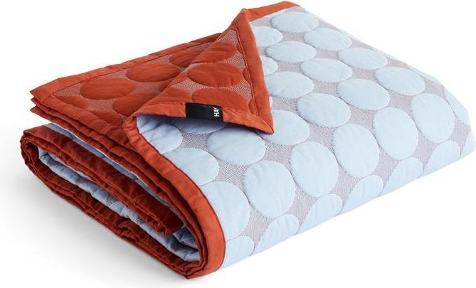 Productafbeelding HAY Mega Dot sprei B260 x L260 - Lichtblauw (260 x 260 cm)