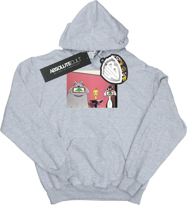 Looney Tunes Christmas Postcard Kapuzenpullover (L)