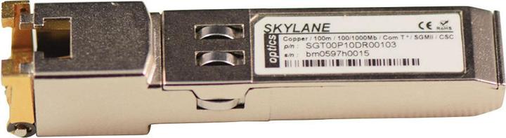 Actual product image Skylane Optics SFP copper transceiver module coded for HP procurve J8177C