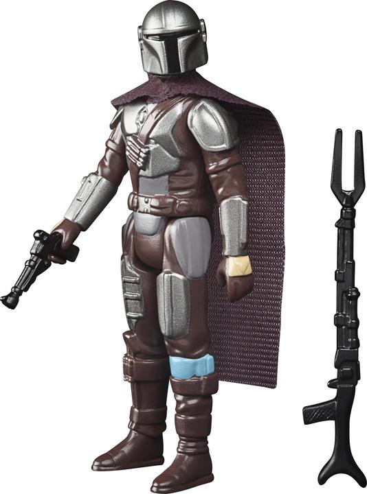 Image du produit Hasbro Retro-Kollektion Der Mandalorianer (Beskar) 9,5 cm grosse Star Wars: The Mandalorian Fig...