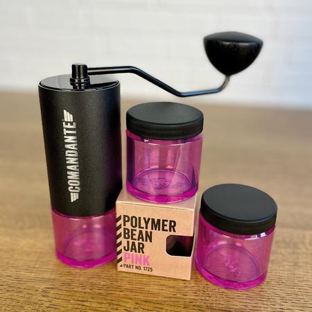 Actual product image Comandante - Bean Jar - Pink Polymer