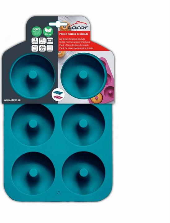 Produktbild Lacor 2er-Set Donutformen aus Silikon