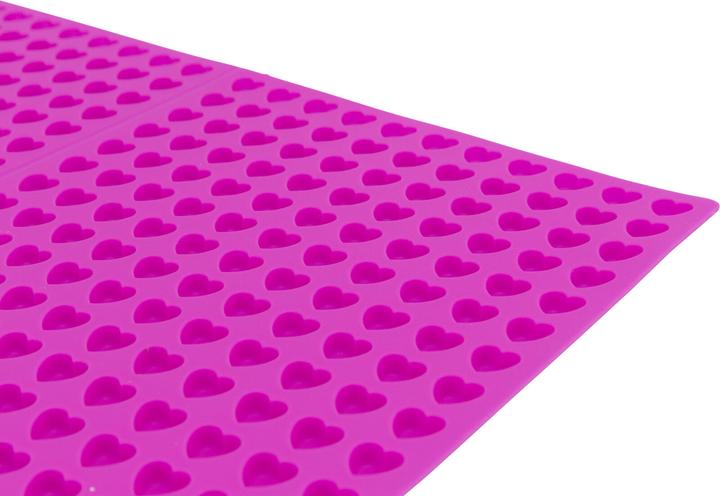 Trixie Tappetino da forno con cuori, in silicone, 38 × 28 cm, rosa (Cane da snack)