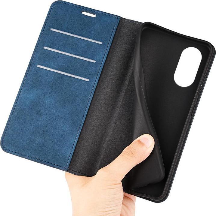 Produktbild Cover-Discount Sony Xperia 5 V - Stand Flip Case Hülle blau (Sony Xperia 5 V)