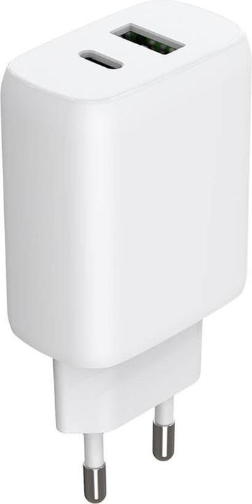 Gear Ladegerät 220V 1xUSB-C + 1xUSB-A PD/PPS 30W + 18W QC Weiss (30 W)