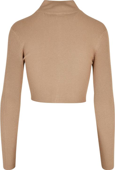 Actual product image Urban Classics Ladies Cropped Rib Knit Zip Cardigan - 19407 (4XL)