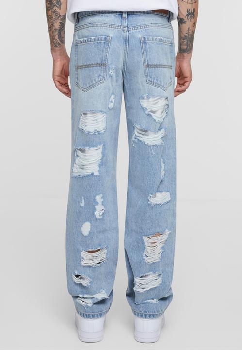 Actual product image Urban Classics Heavy Ounce Straight Fit Heavy Destroyed Jeans - 167177 (Frequency band 38 (2600 MHz))