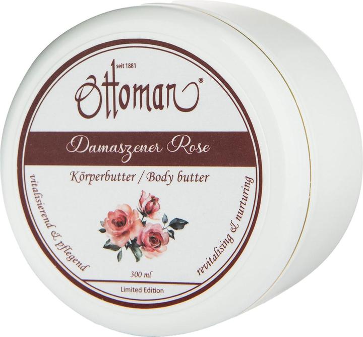 Ottoman Rose Körperbutter, 300ml, reichhaltige Pflege (Körpercreme, 300 ml)