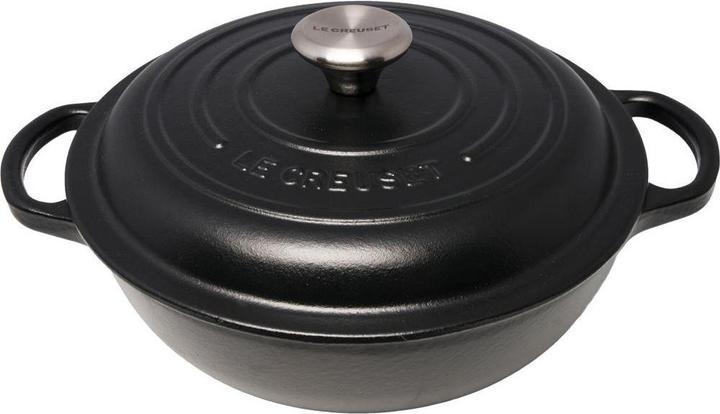 Image du produit Le Creuset Stew Pot Sig 22 cm Noir (22 cm, Cocotte + faitout, Fonte, Émail)