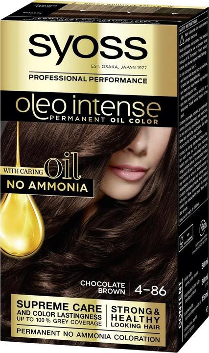 Image du produit Syoss OLIO INTENSE encre sin amoniaco #4.86-castaño helado 5 pz (4-86)