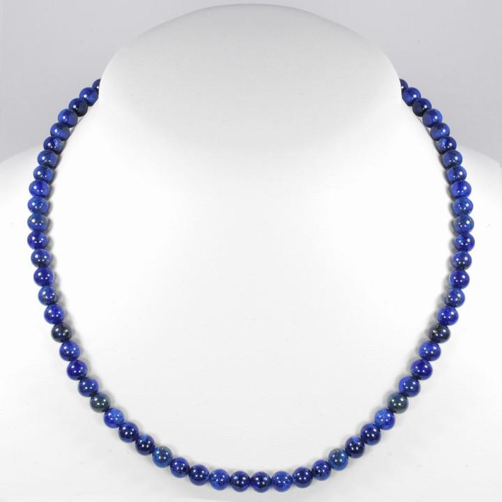 Bijouteria Steinkette (Edelstahl, Lapislazuli, 50 cm)