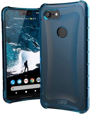 Actual product image UAG Plyo Case blue transparent