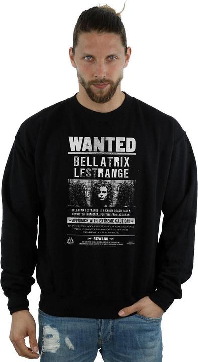Image du produit - Sweat BELLATRIX LESTRANGE WANTED - Homme (S)