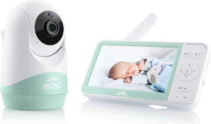 ETA | Baby Monitor | 530690000 MIMI | Flexible camera | White/Green (Babyphone mit Kamera, 50 m)