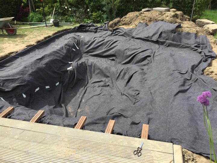 Produktbild Aquagart 22m² Teichvlies 1000g Teich Schutzvlies für Teichfolie