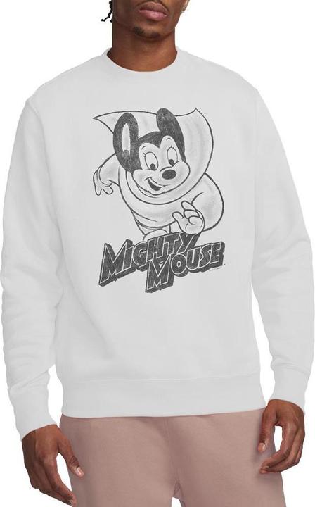 Actual product image Fruit of the Loom Unisex Adult Mighty Sketch Sweatshirt (M)