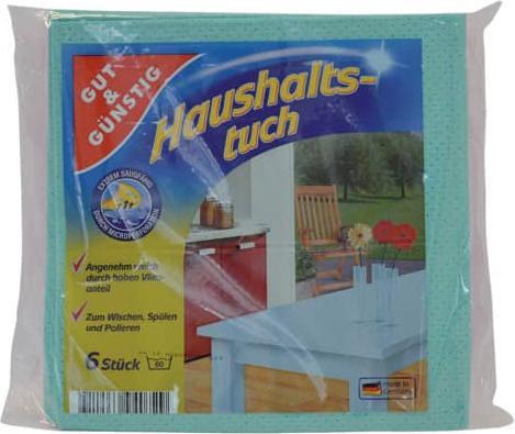 Actual product image Gut & Günstig Cleaning cloth 37x38cm (6 pcs.)