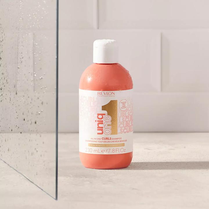 Actual product image Revlon Professional UniqOne All in One Curls Shampoo (230 ml, Liquid shampoo)