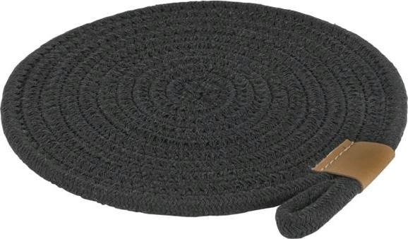 Produktbild Justinus Topfuntersetzer aus Baumwolle Schwarz Ø 20 cm Lifestyle