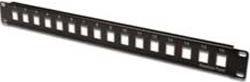Actual product image Digitus Patch Panel 16port modular 1U unshielded black RAL9005