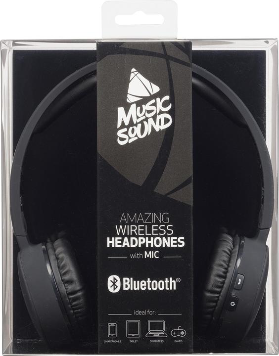 Produktbild Cellularline AQL Over-Ear Bluetooth Kopfhörer MUSIC SOUND (schwarz) (20 h, Kabellos)
