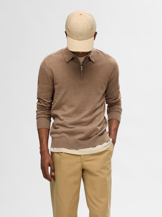 Image du produit Selected Homme Polo à manches longues en tricot (XL)