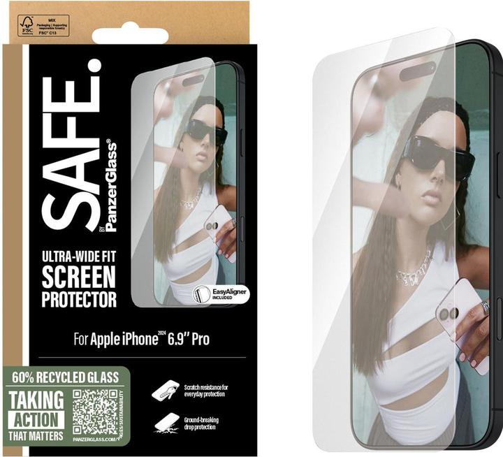 Produktbild PanzerGlass Safe. (1 Stück, Apple iPhone 16 Pro Max)