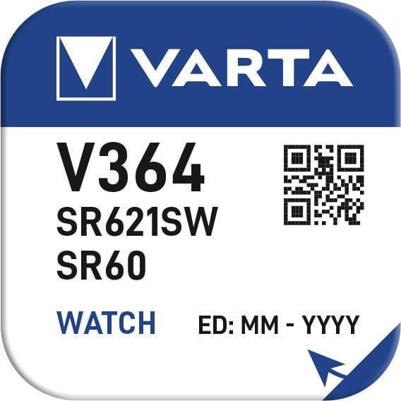 Produktbild Varta Chron V 364 (1 Stk., SR60, 20 mAh)