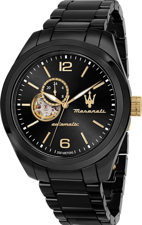 Maserati R8823150001 Traguardo Herrenuhr Automatik 45mm 20ATM (Analoguhr, 45 mm)
