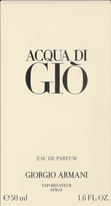 Actual product image Giorgio Armani Acqua Di Giò Eau de Parfum (Eau de parfum, 50 ml)