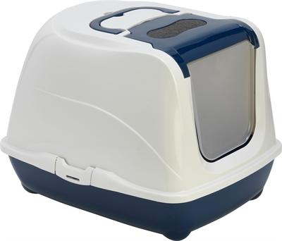 Image du produit Moderna Bac à litière Flip Cat large bleu foncé (Bac à litière ouvert)
