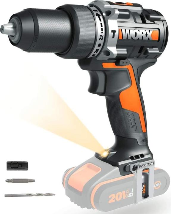 Worx Schlagbohrmaschine 20V WX352 (Akkubetrieb)