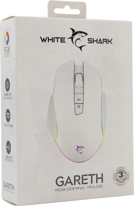 Image du produit White Shark Shark GM-5009 Gareth blanc (Filaire)