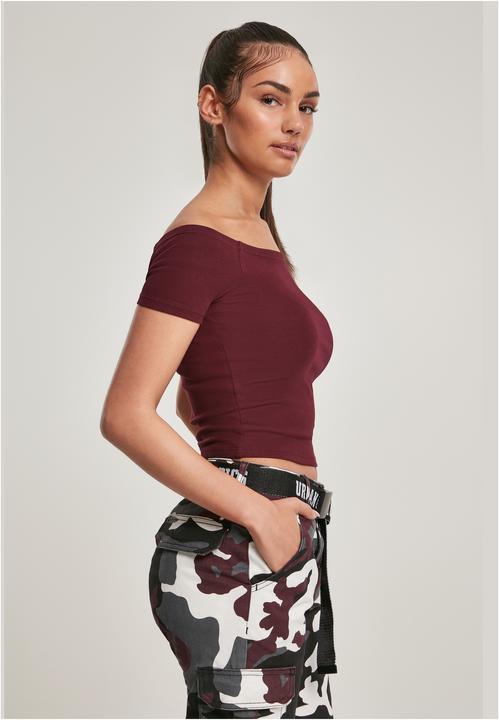 Immagine prodotto Urban Classics Ladies Off Shoulder Rib Tee (S)