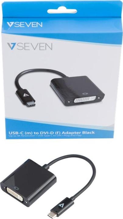 Actual product image V7 USB-C to (DVI, 24 cm)