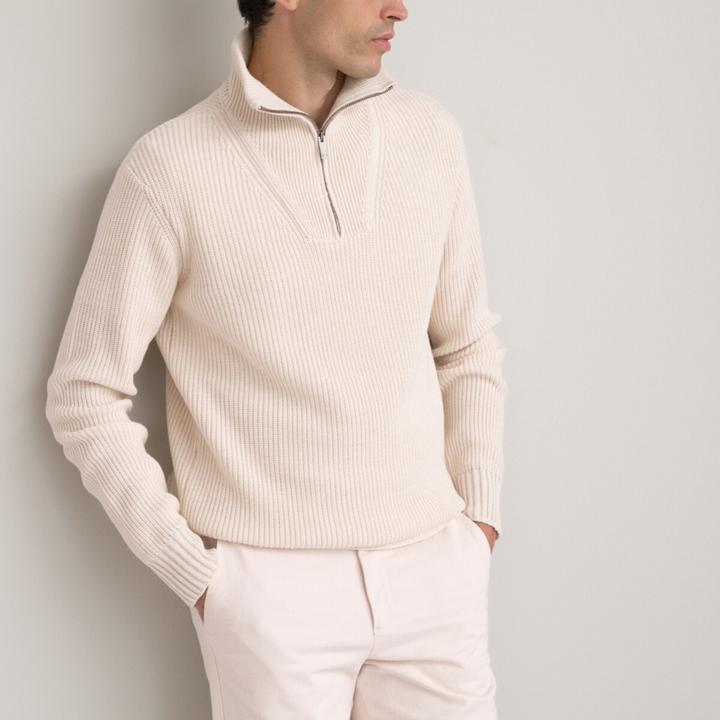 Actual product image La Redoute Collections Warm knitted jumper in troyer style (3XL)