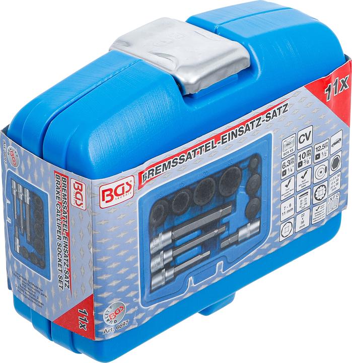 Produktbild BGS Bremssattel-Einsatz-Satz 11-tlg. (Hinterradbremse, Bremssattel)