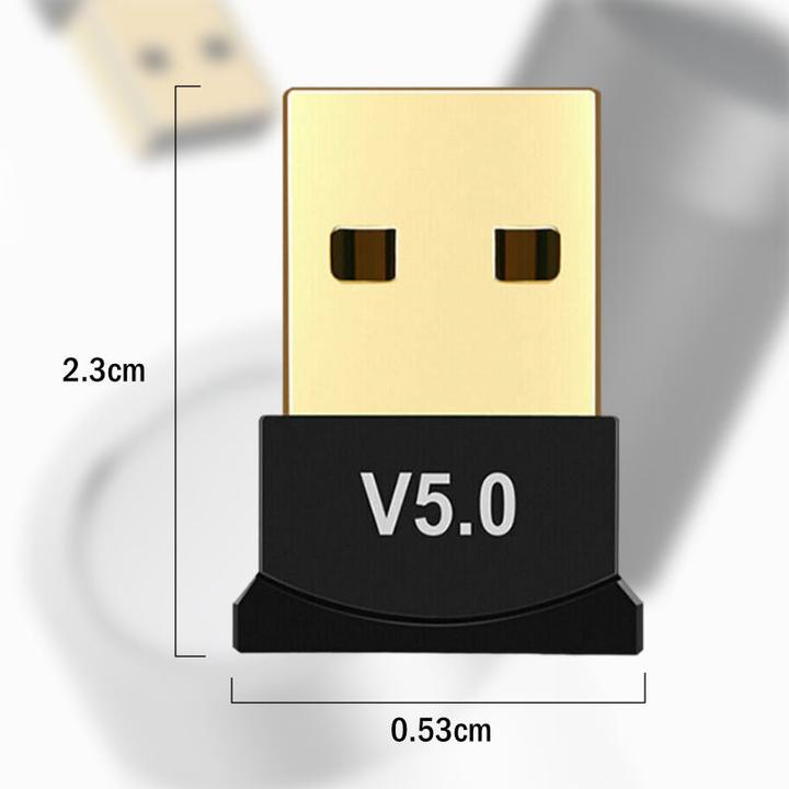 Produktbild Hermex Bluetooth 5.0 Adapter Dongle Bluetooth-Stecker (Sender & Empfänger)