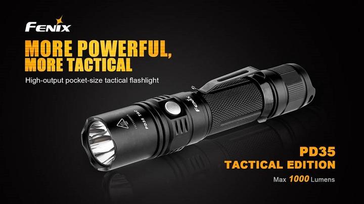 Actual product image Fenix Pd35 Tac (13.70 cm, 1000 lm)