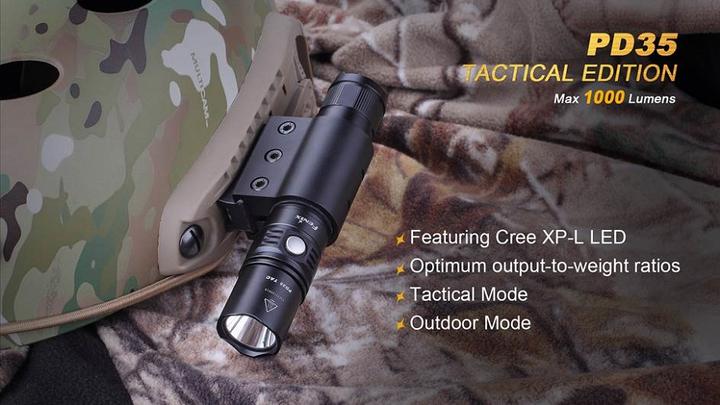 Actual product image Fenix Pd35 Tac (13.70 cm, 1000 lm)