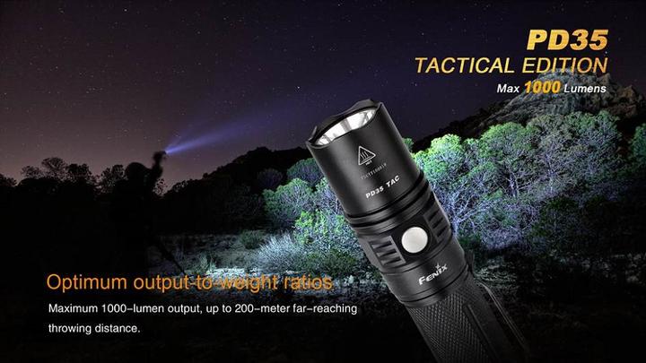 Actual product image Fenix Pd35 Tac (13.70 cm, 1000 lm)