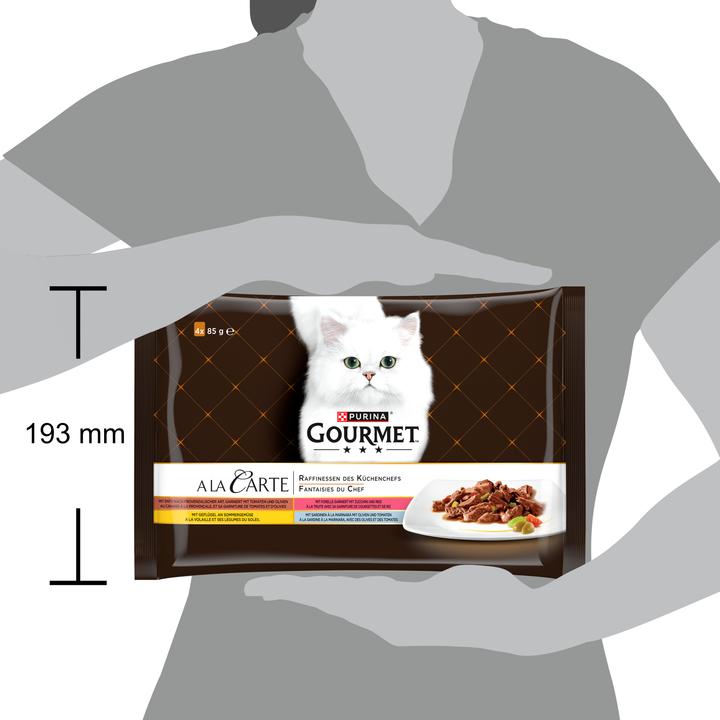 Immagine prodotto Gourmet Fantasie di chef a la carte (Adulto, 4 pz., 85 g)
