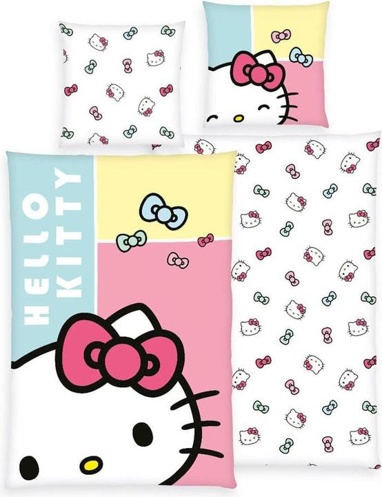 Immagine prodotto Herding Biancheria da letto Hello Kitty Hello Kitty Bow 135 x 200 cm / 80 x 80 cm